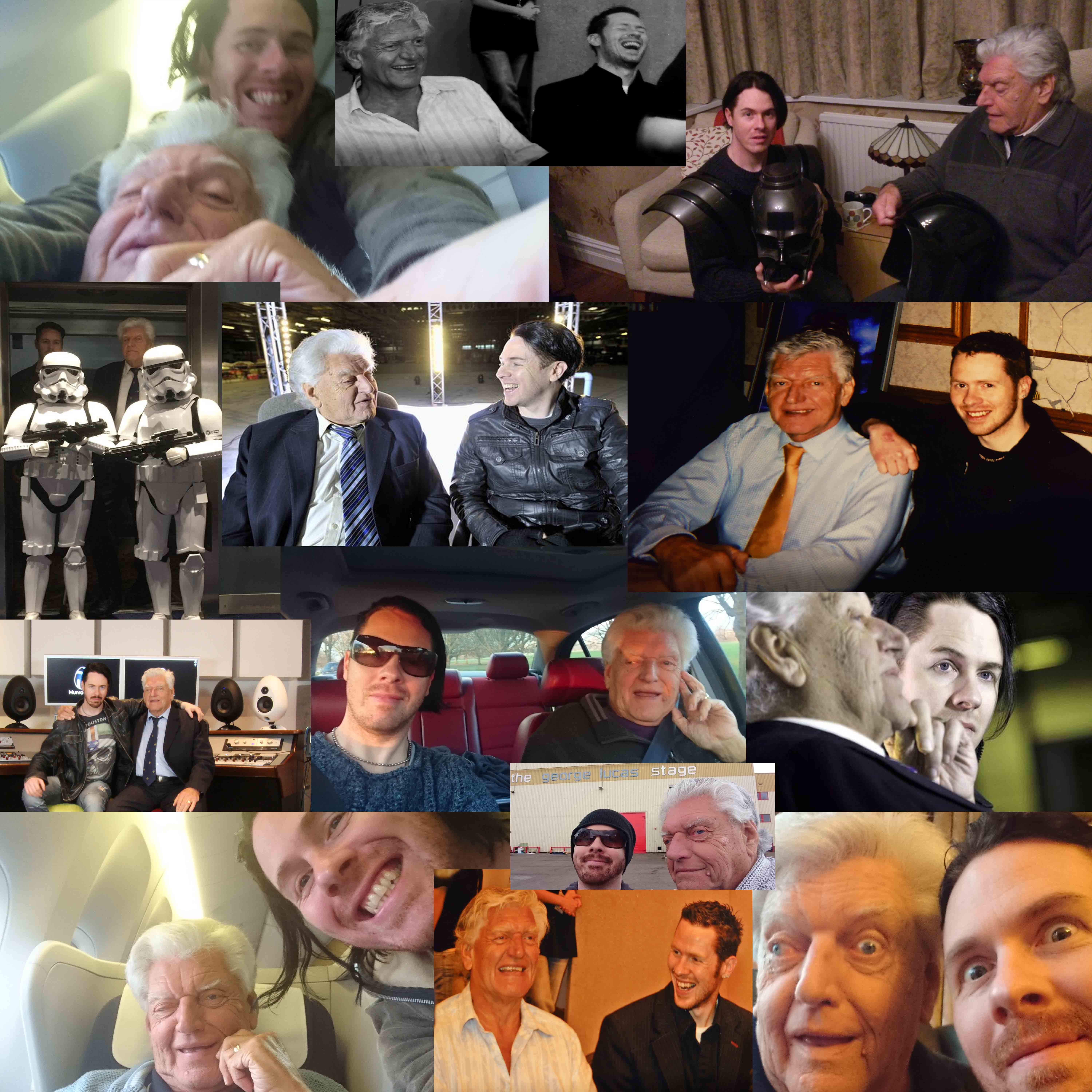 Jayce Lewis,Dave Prowse, Darth Vader, Jayce Lewis and Dave Prowse, Starwars .